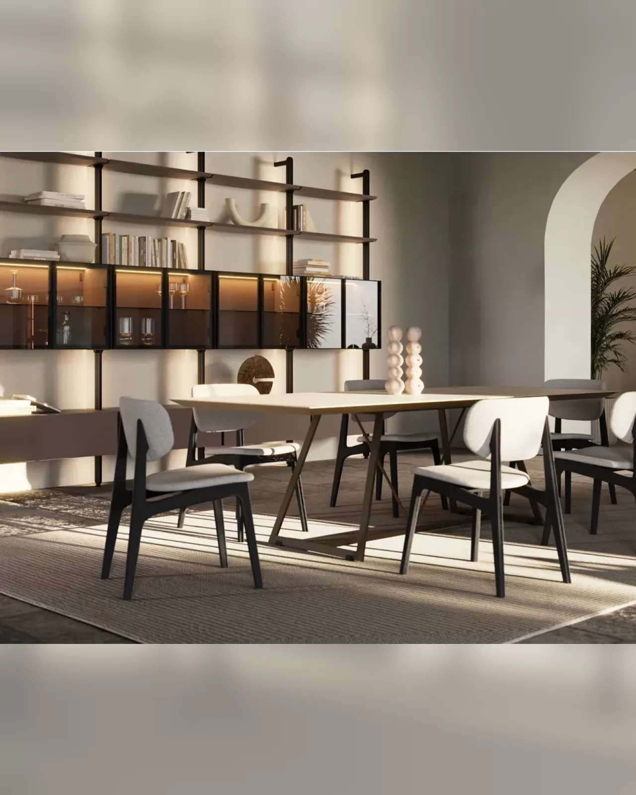 Float Dining Chair, Dall'Agnese dining chair made in Italy