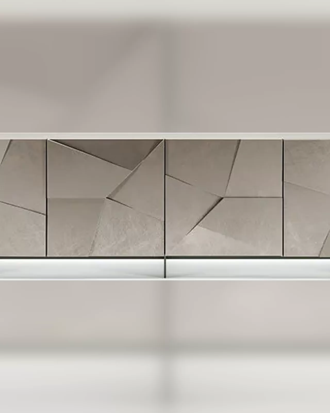 Concrete Sideboard, Dall'Agnese sideboard made in Italy