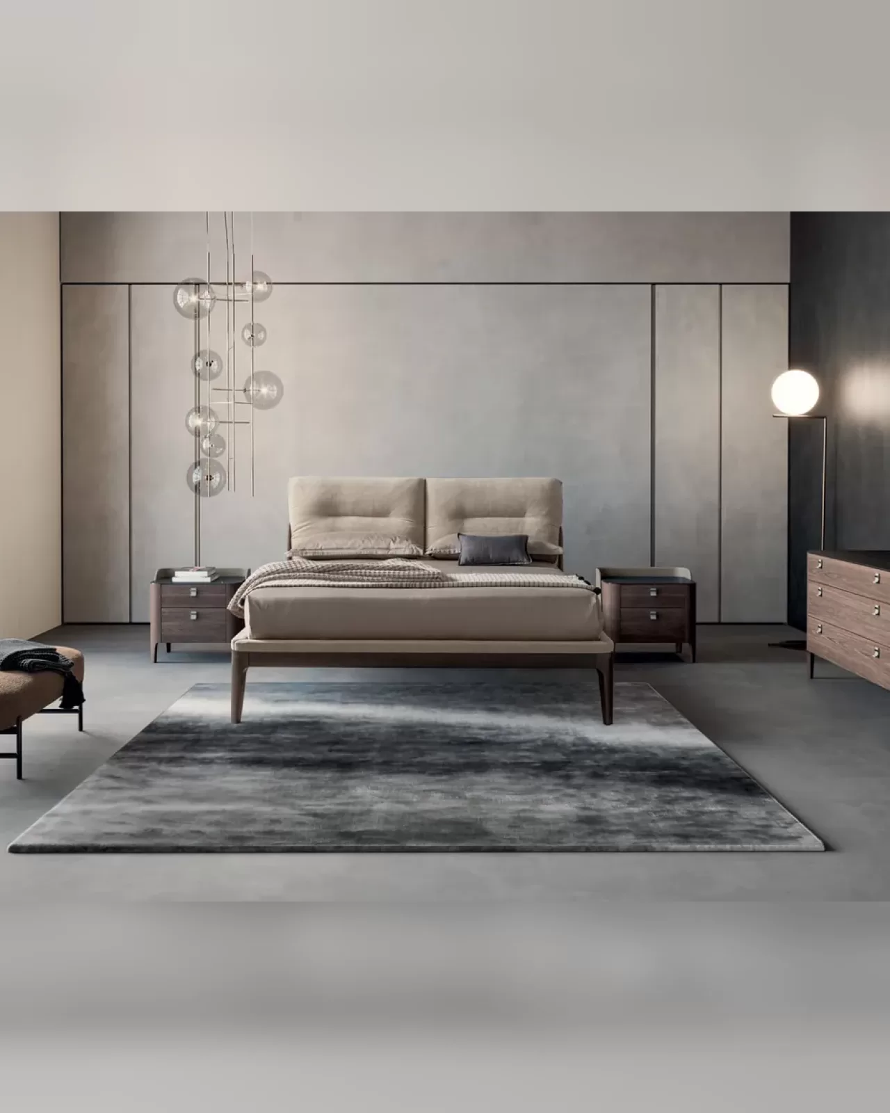 Settanta Bed by Dall'Agnese, Italian bedroom furniture