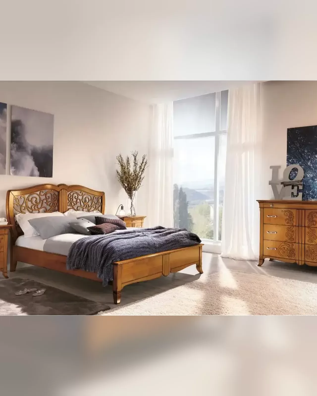 New Deco Nightstand, Natural Facade, New Deco nightstand by Francesco Pasi