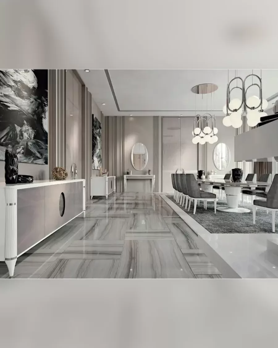 Ellipse Sideboard with Marble Oval by Francesco Pasi, sideboard buffet