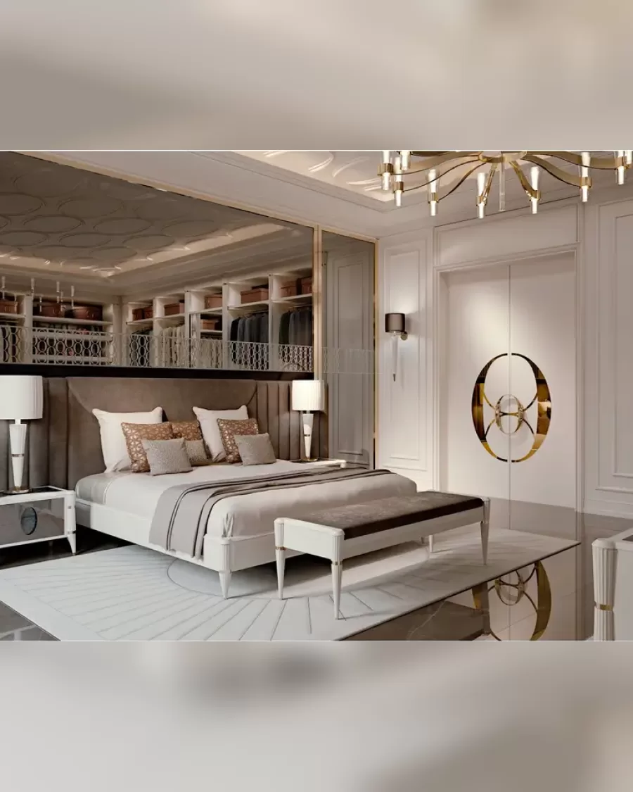 Letto Ellipse con pannelli laterali di Francesco Pasi, letto di design italiano