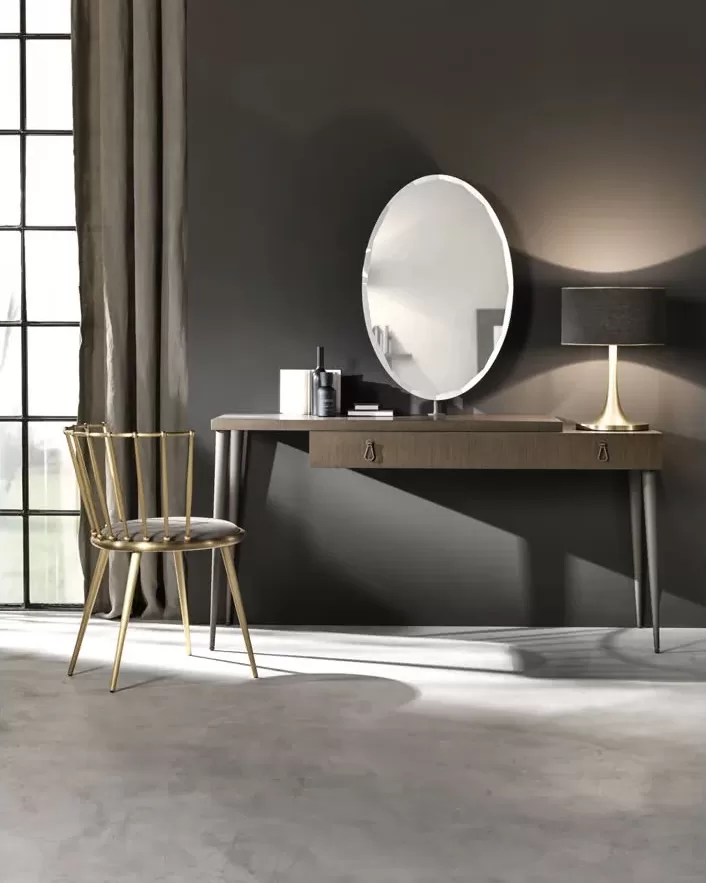 Sedia da pranzo Aurora Bacchettata di Cantori, sedia da pranzo moderna con schienale a barre metalliche
