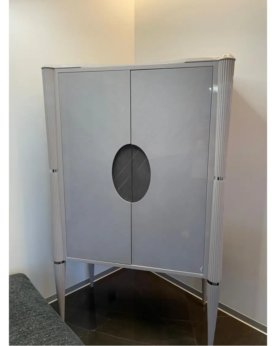 Ellipse Bar Cabinet by Francesco Pasi, luxury furniture made in italy