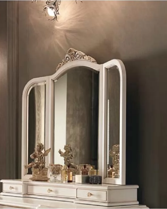 Gran Guardia Dressing Table Mirror, 3 Drawers by Francesco Pasi, classic dressing table