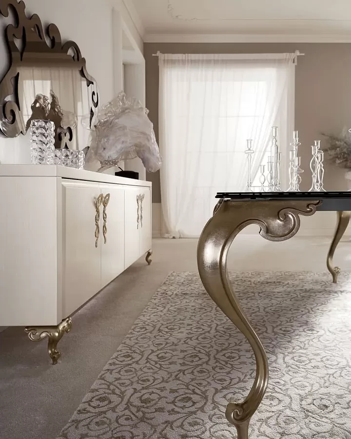 Tavolo da pranzo George di Cantori, mobili in stile moderno
