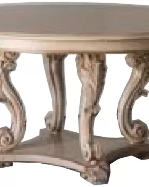 Gran Guardia Round Table with Carved Legs by Francesco Pasi, round dining table