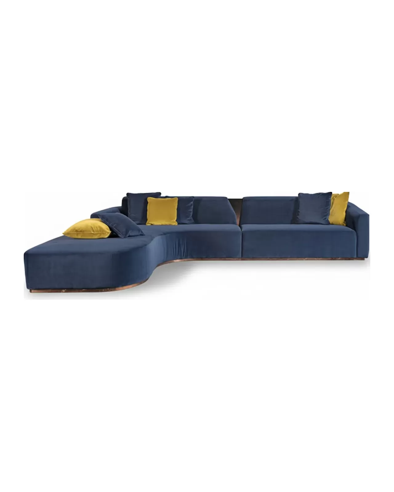 Krypton Sofa by Epoque, curved Italian sofa