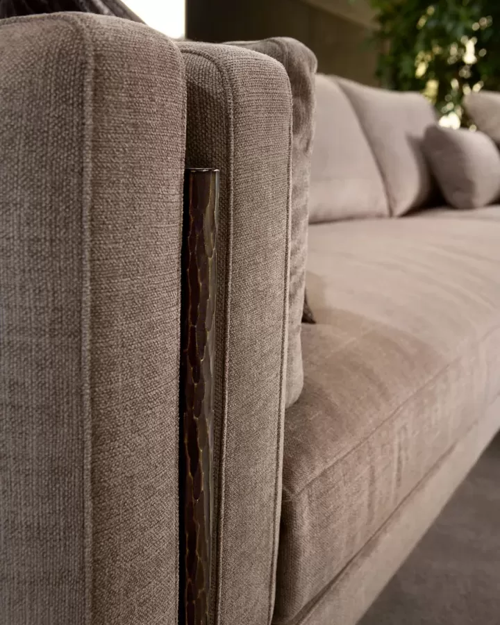 Shanghai Angular Sofa by Cantori, Italian Leather Sofas