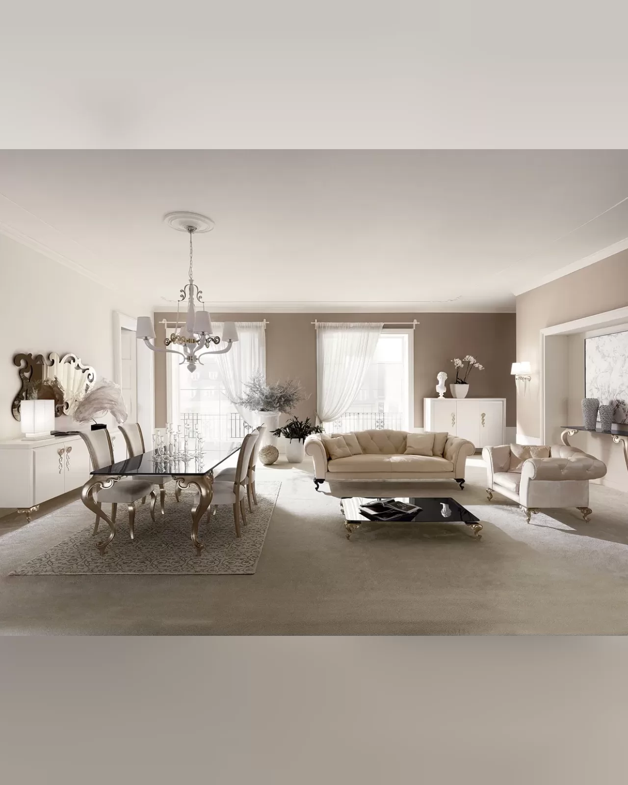 George Sofa by Cantori, luxury sofa, each one made to order in Italy
