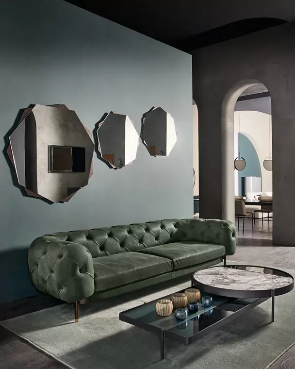 Atenae Sofa by Cantori, to pair with a contemporary sofa design