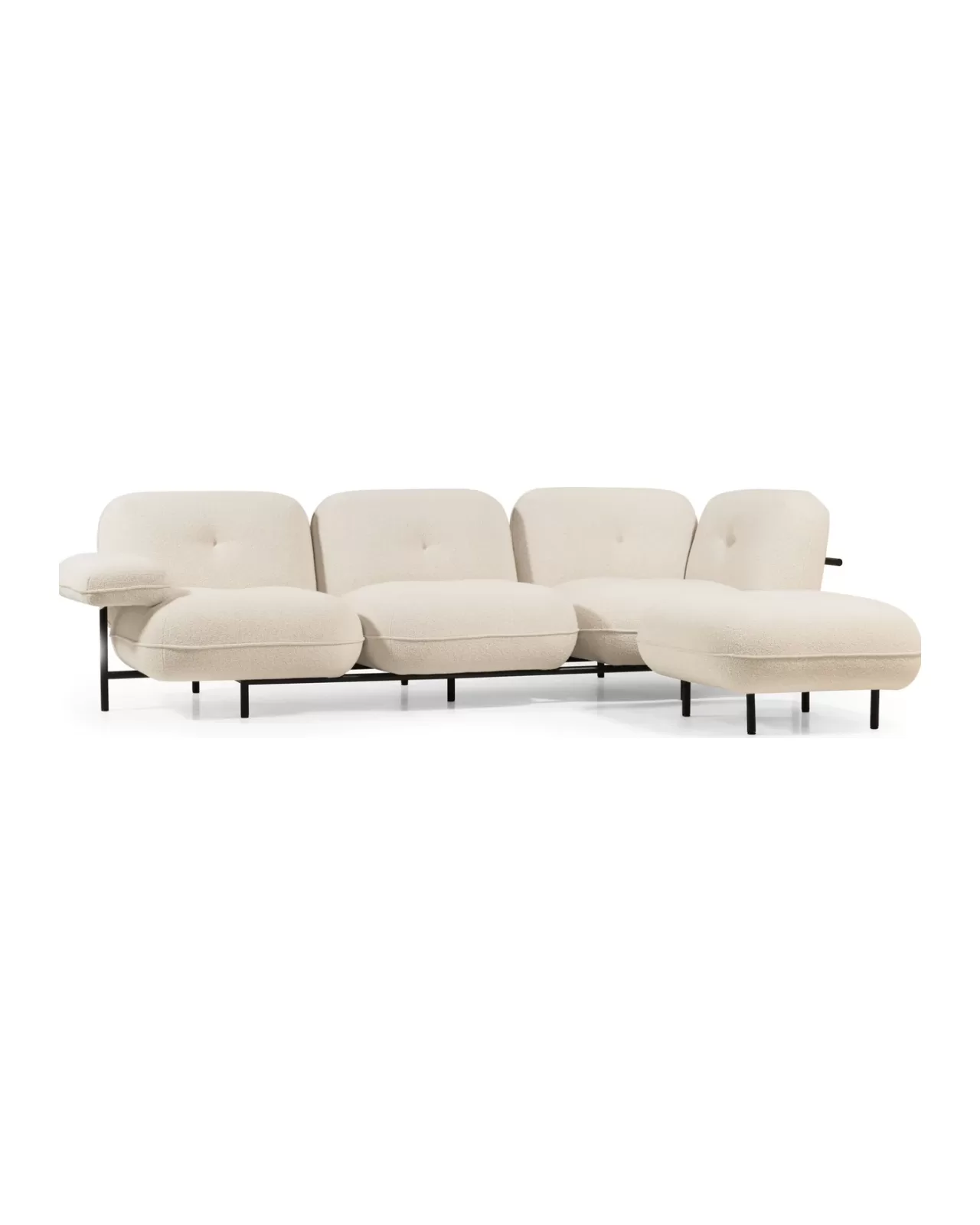Cloud Modular Sofa by Cantori, Italian leather sofa