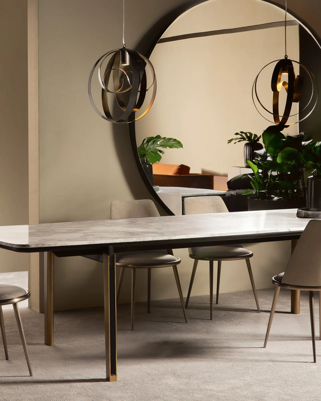 Aurora Imbottita chairs by Cantori, modern dining room furniture