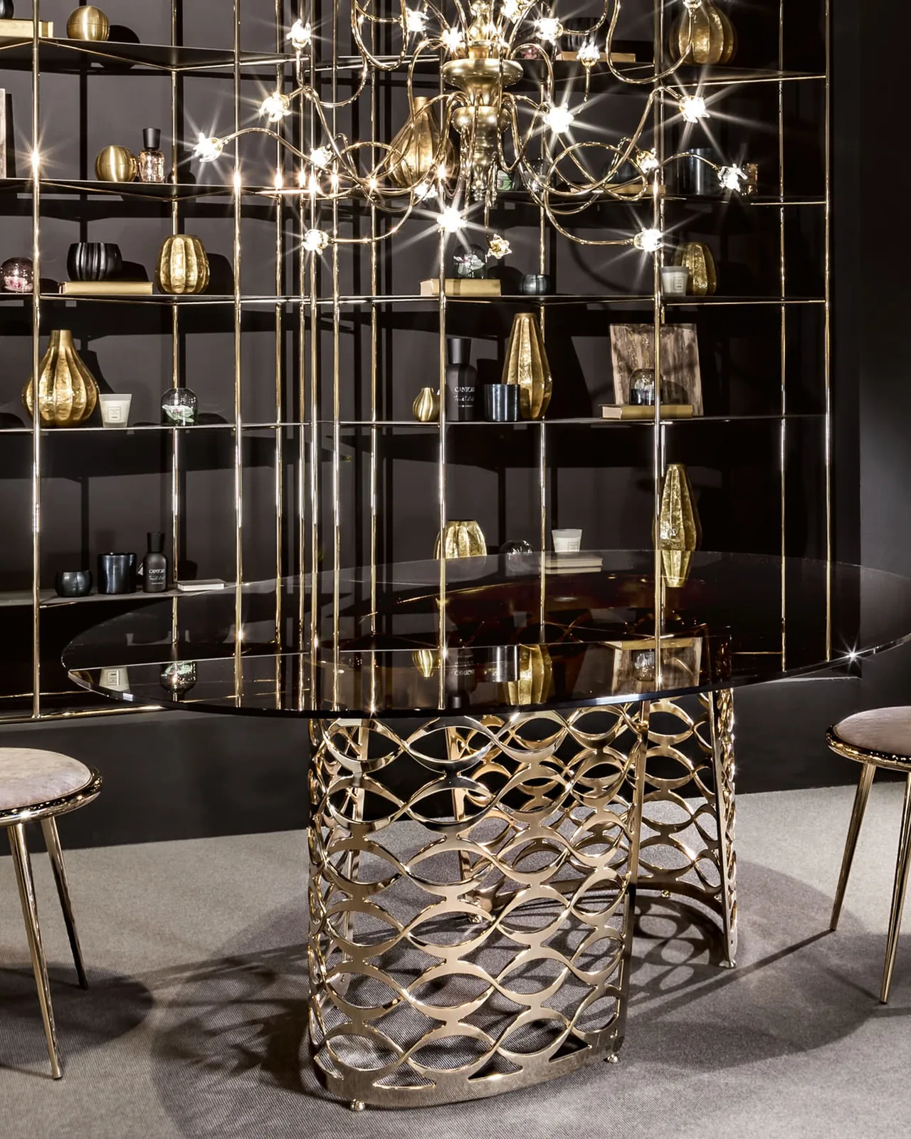 Aurora Imbottita dining set by Cantori, modern dining room furniture