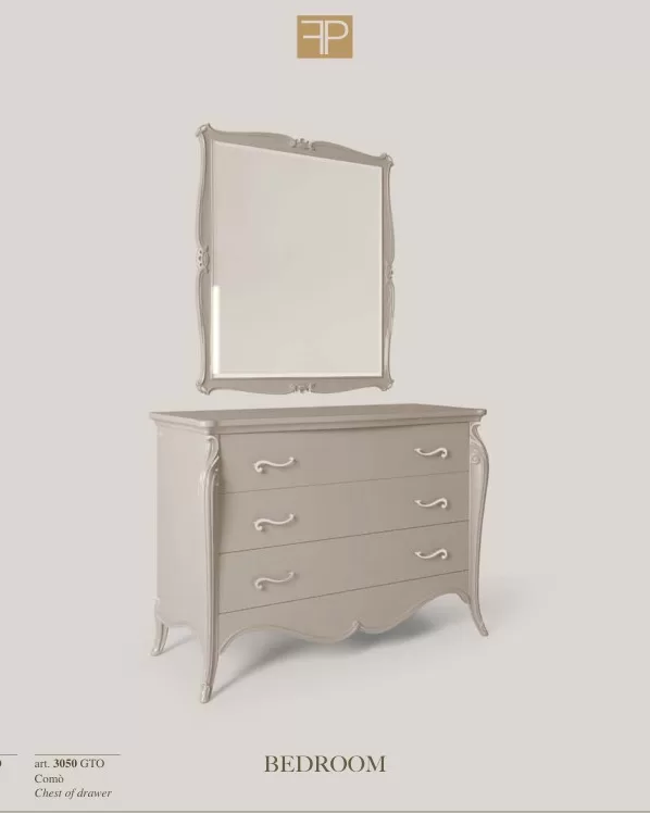 Opera Rectangular Mirror by Francesco Pasi, luxury furniture made in italy