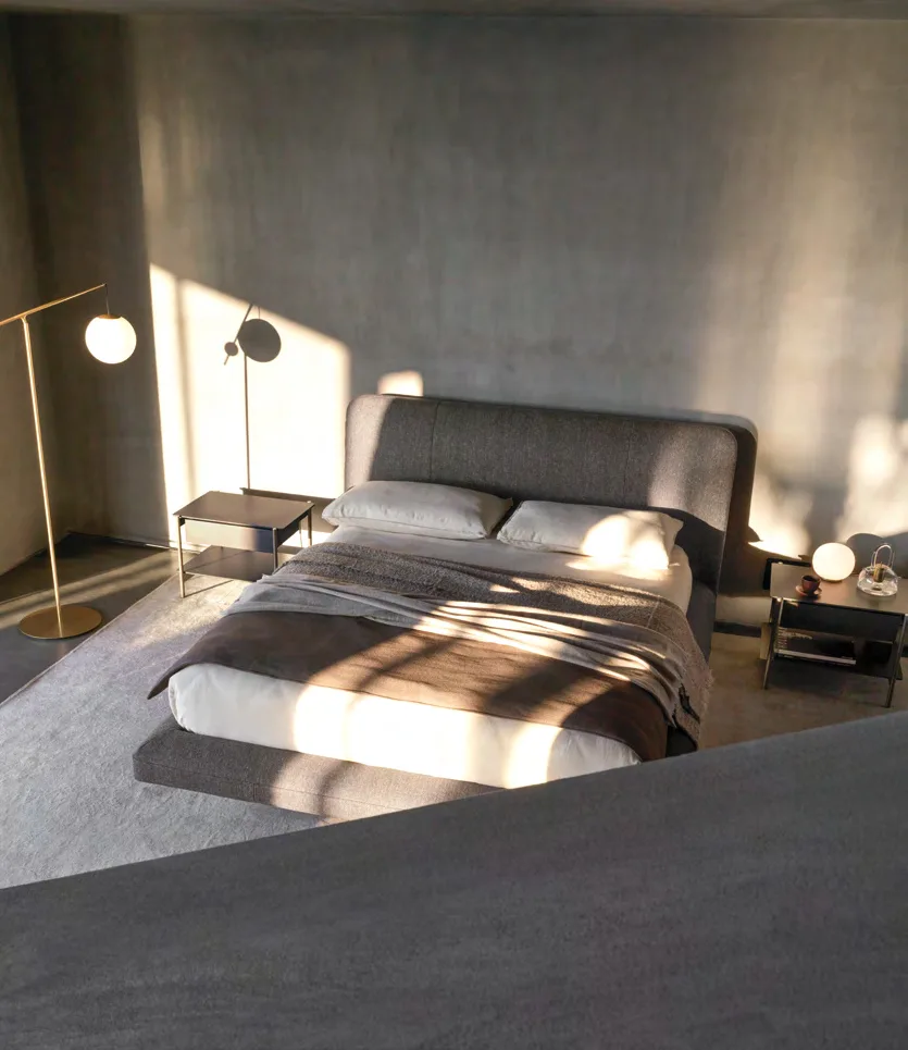 Ditre Italia bed, luxury upholstered bed