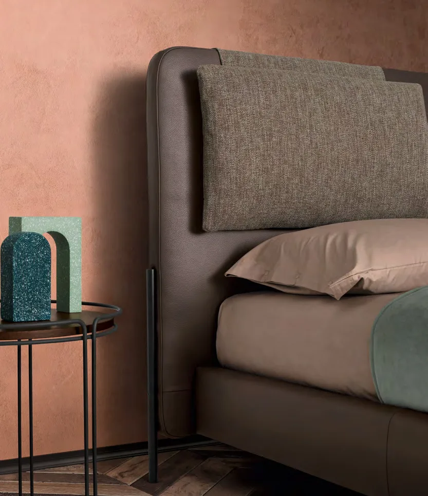 Ditre Italia bed, luxury upholstered bed