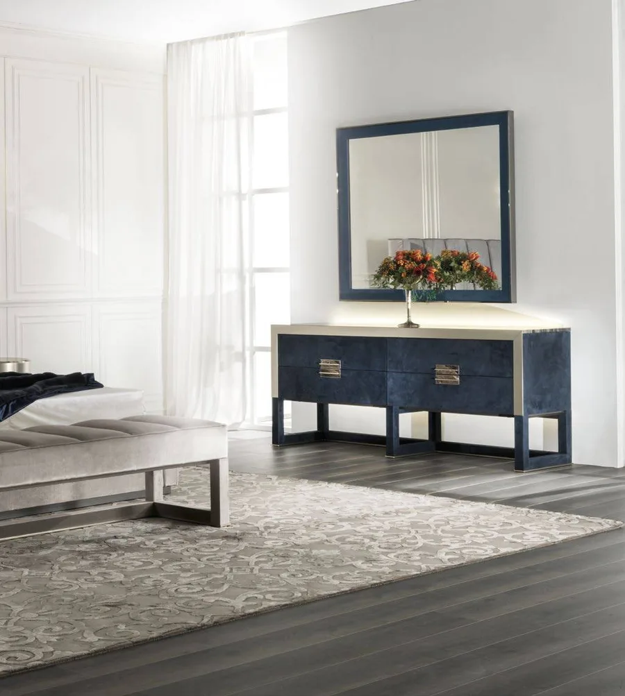 Kubrick bed by Longhi, high end bed frames