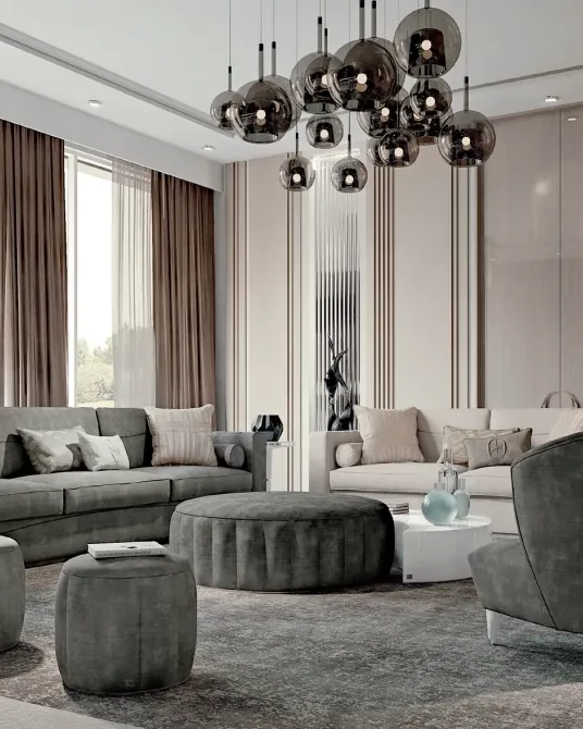 Ellipse Sofa with Straight Arms, image 2 of 2, by Francesco Pasi
