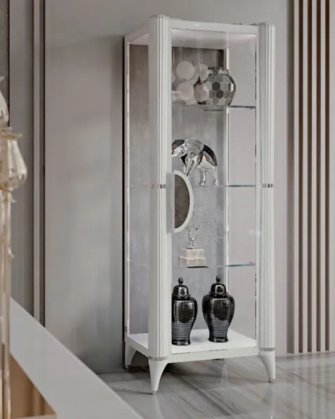 Francesco Pasi Classic Vetrine, Italian furniture for a family house living room