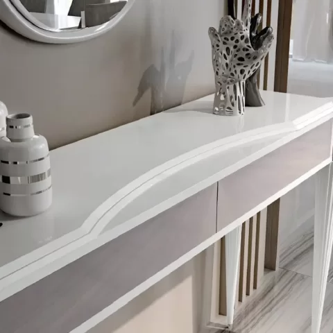 Console Tables, Ellipse Console with Two Drawers by Francesco Pasi