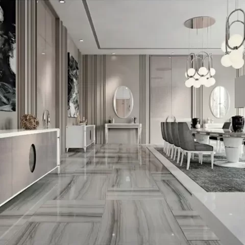 Sideboards, Ellipse Sideboard with Marble Oval by Francesco Pasi