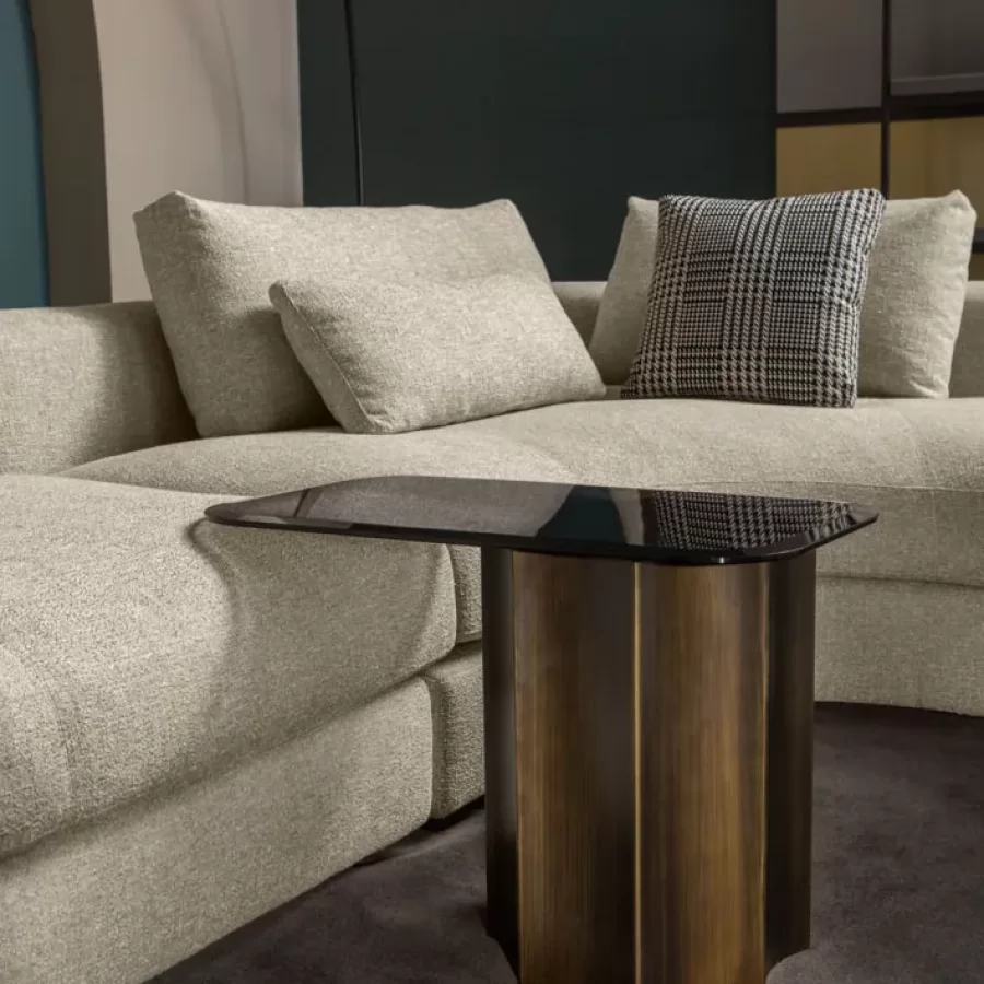 Florio High Coffee and Side Table by Cantori, Italian furniture company for the living room