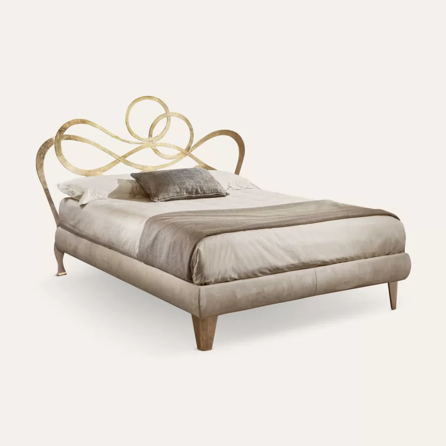 J'Adore Padded Frame Bed by Cantori, Italian bedroom set, wrought iron double bed
