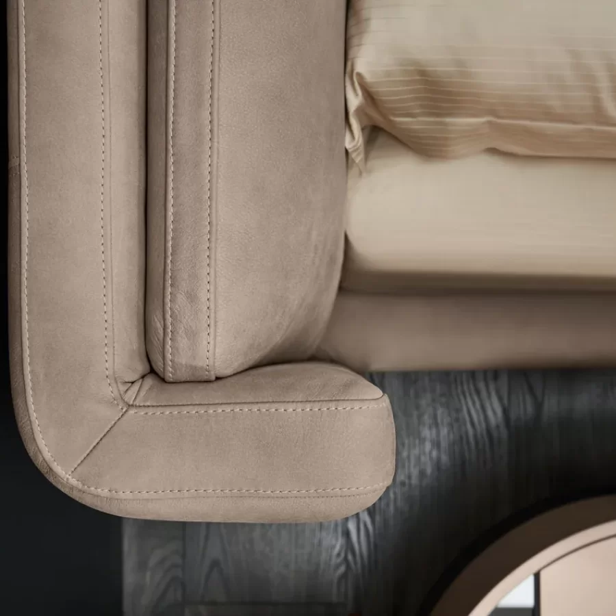 Valley Bed by Cantori, luxury bedroom furniture, upholstered double bed