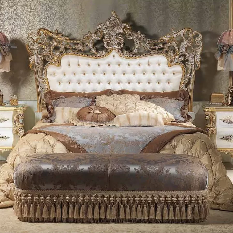 Aida Bed in Metal AD001 by Cappelletti, Italian bed frame, made to order in Italy