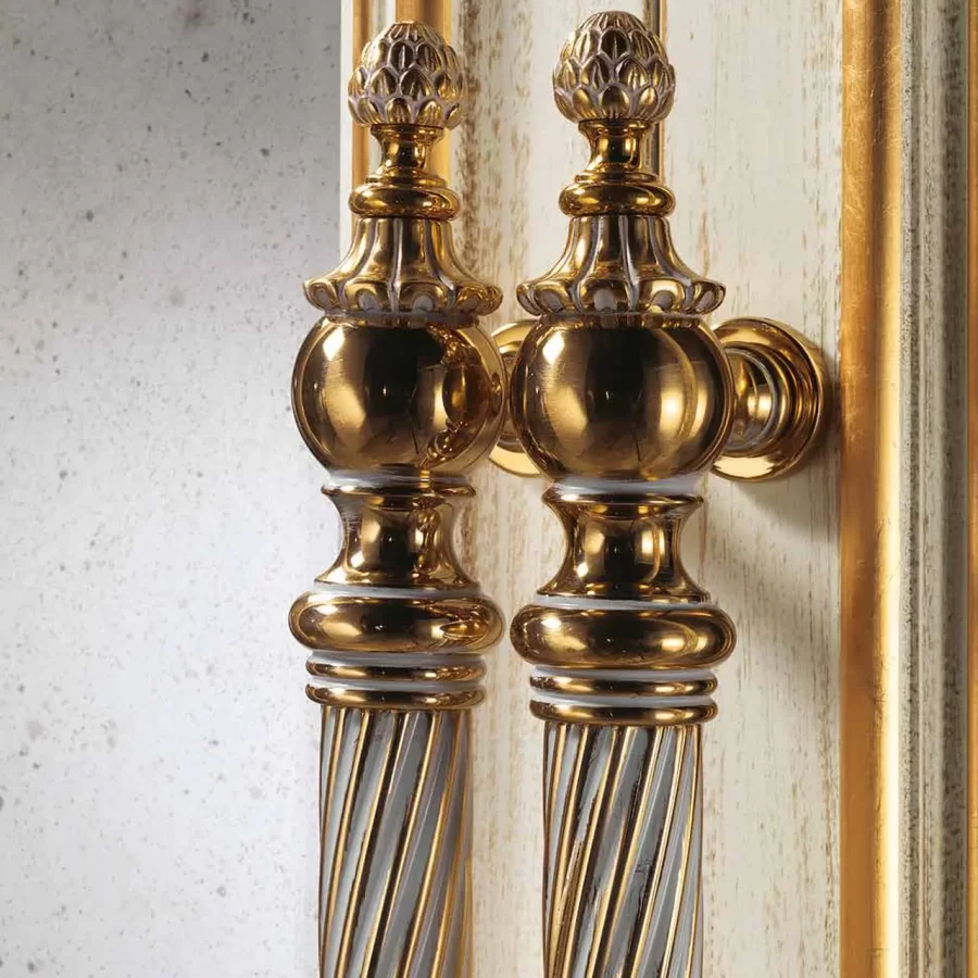 Aida Four-Door Wardrobe AD067 by Cappelletti, luxury bedroom furniture