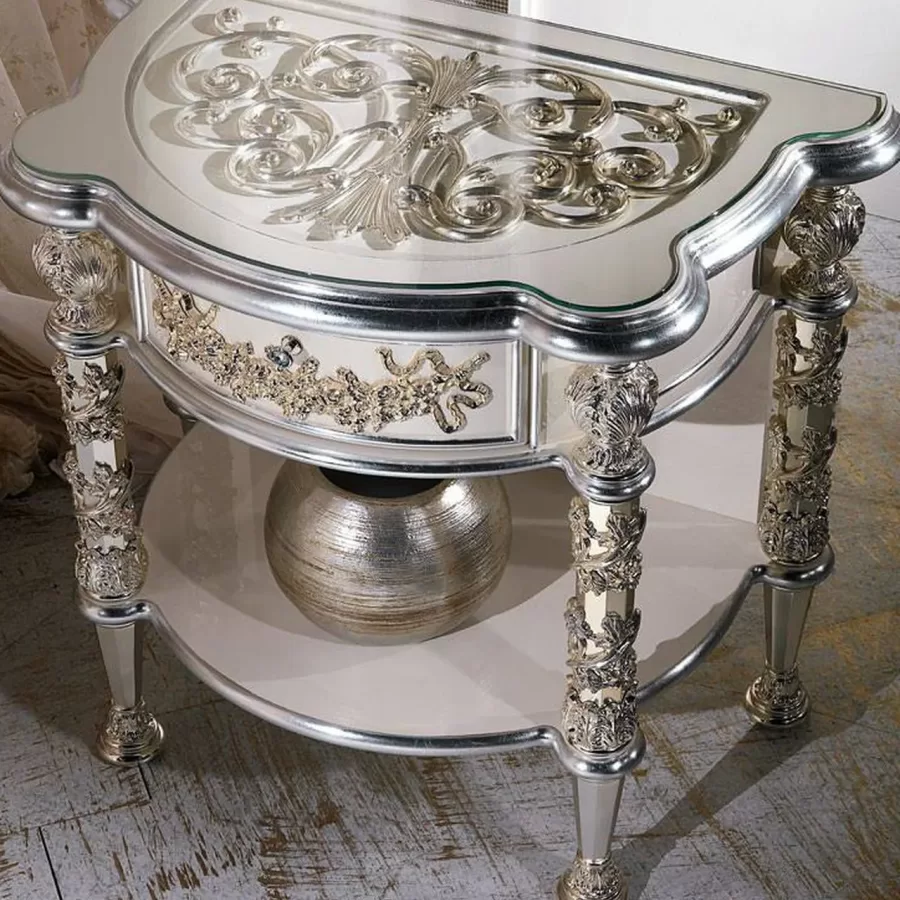 Royal Bedside Table RY102 by Cappelletti, Italian bedroom furniture