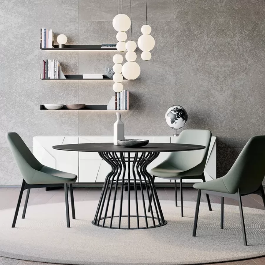 Bomber Dining Table by Dall'Agnese, modern dining table and chairs, 150 to 300 cm wide