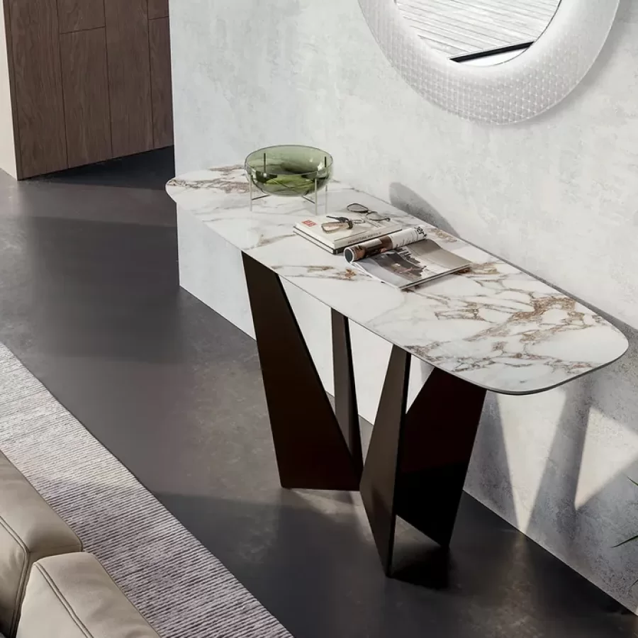 Eiffel Console by Dall'Agnese, console table for living room, 141 cm wide