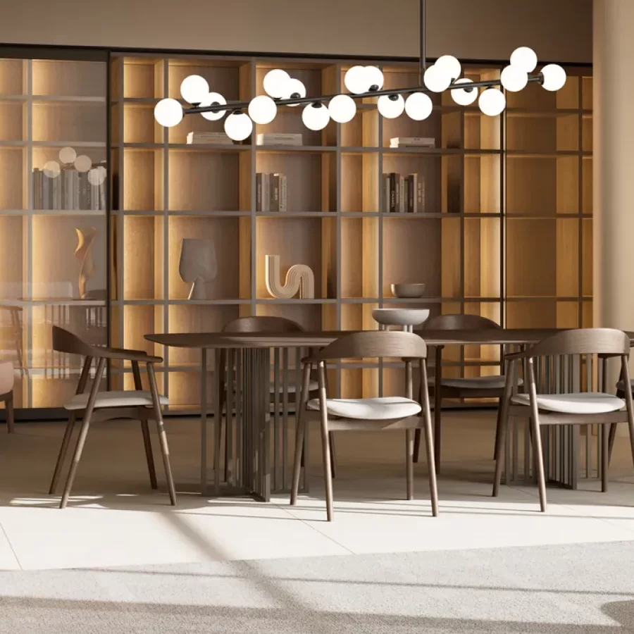 Kiri Dining Table by Dall'Agnese, modern dining room, 180 to 300 cm wide