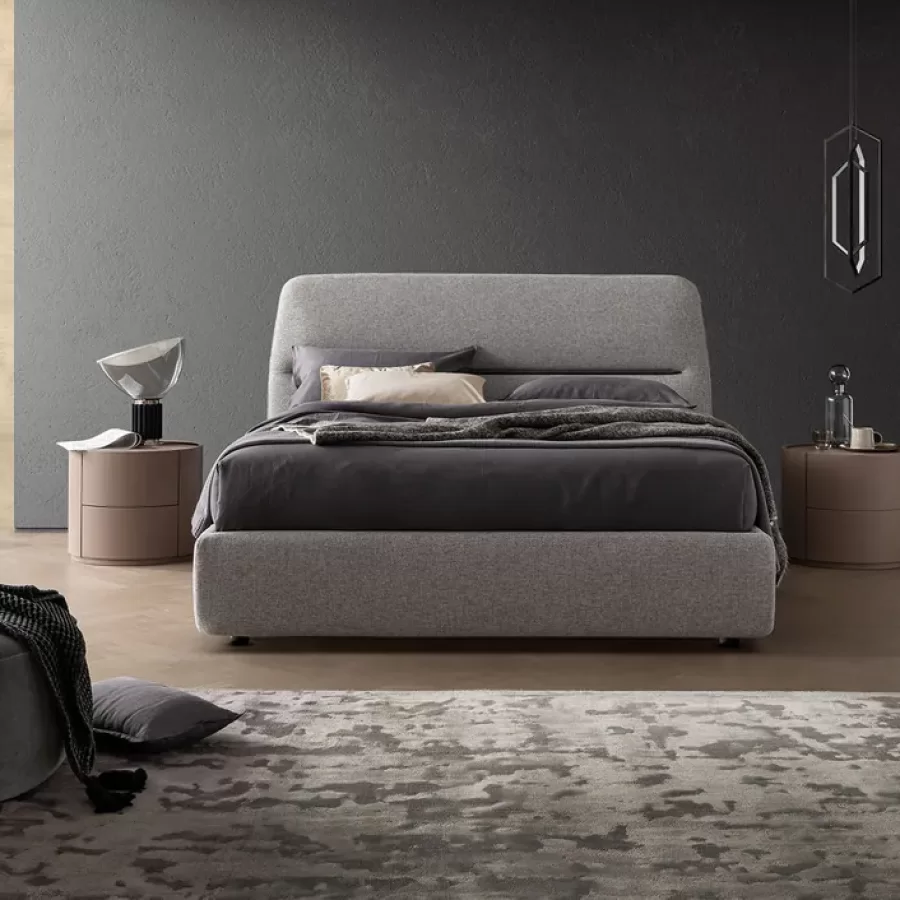 Slit Bed by Dall'Agnese, for a luxury bed set, for 160 or 180 x 200 cm mattresses