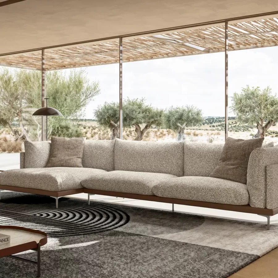 Swing Sofa by Dall'Agnese, luxury leather sofa, up to 340 x 241 cm