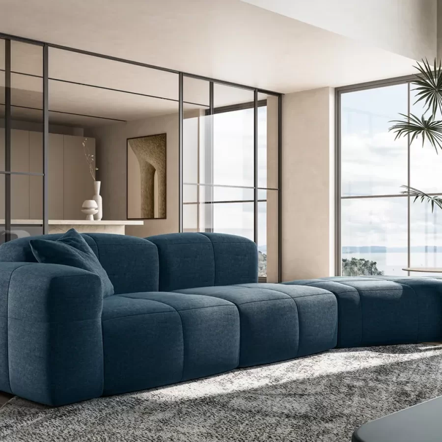 Trama Sofa by Dall'Agnese, living room furniture, 276 to 534 cm wide