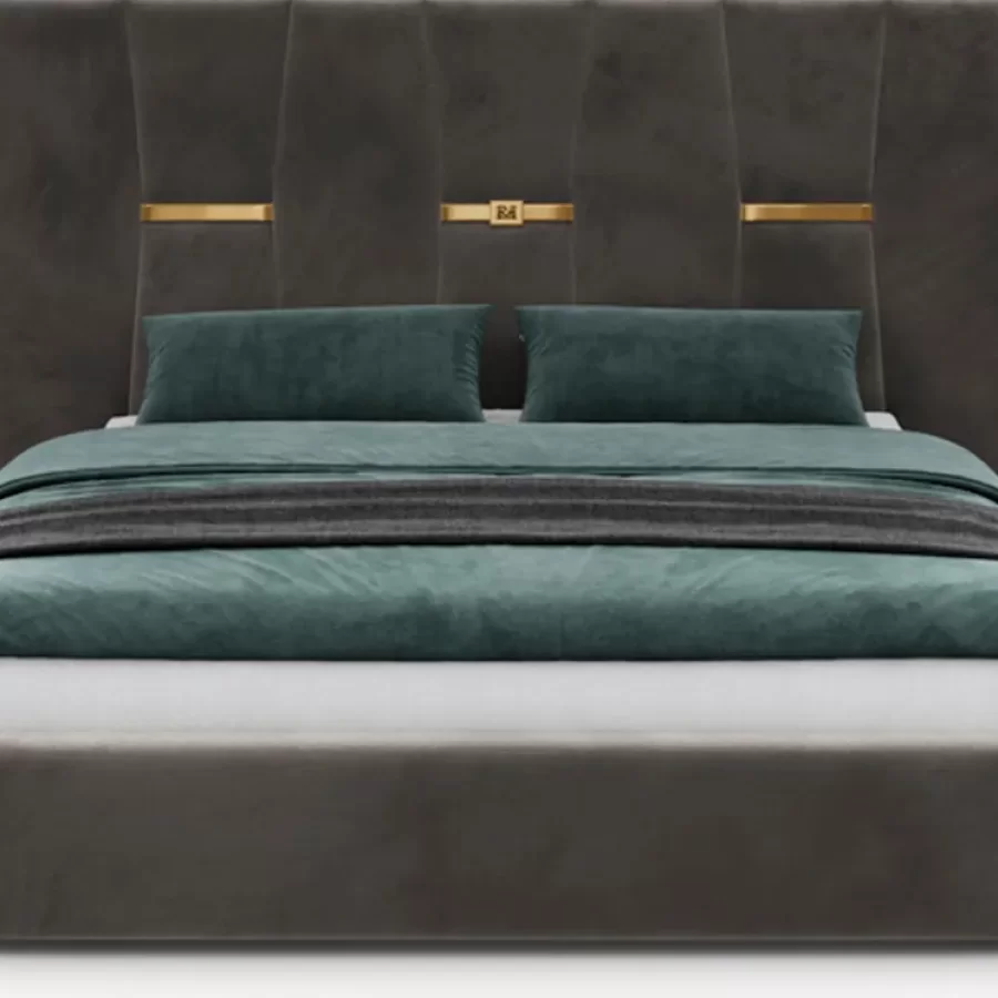 Epidote New Bed by Epoque, Italian bed, for 160 x 190 or 180 x 200 cm mattresses