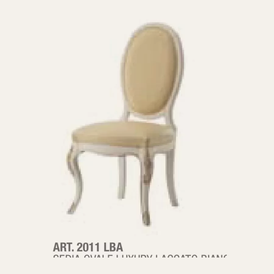 Gran Guardia Oval Dining Chair, Leather by Francesco Pasi, elegant dining room, 53 cm wide