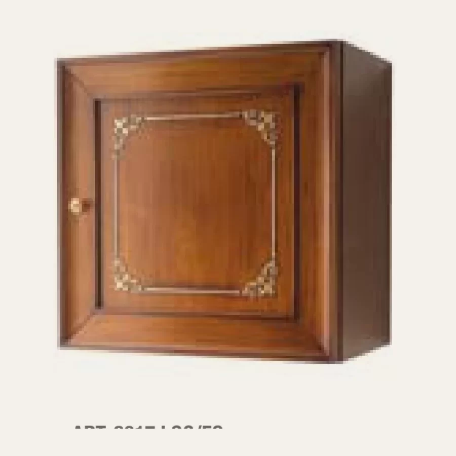 Gran Guardia Wall Cabinet with Panelled Door by Francesco Pasi, living room furniture set, 63 cm wide