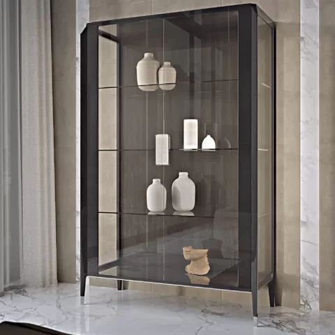 Icon Glass Cabinet, 2 Doors, with LED Lights