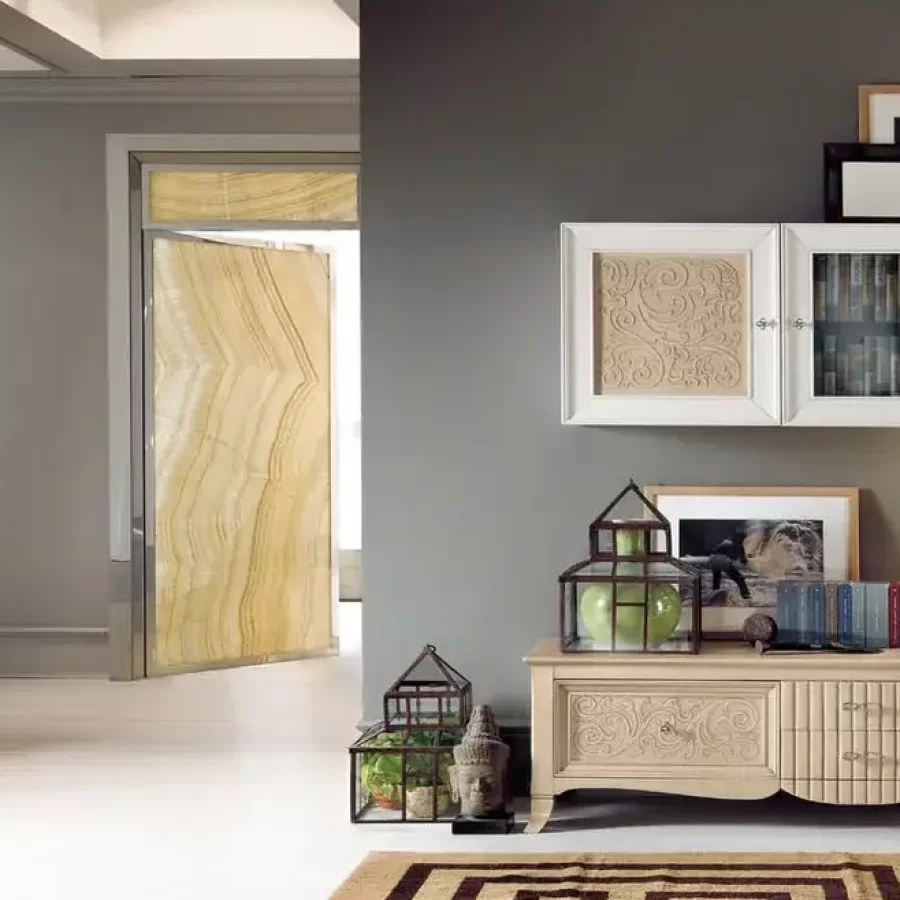 Composizione a parete New Deco 4 di Francesco Pasi, mobili classici italiani per il soggiorno