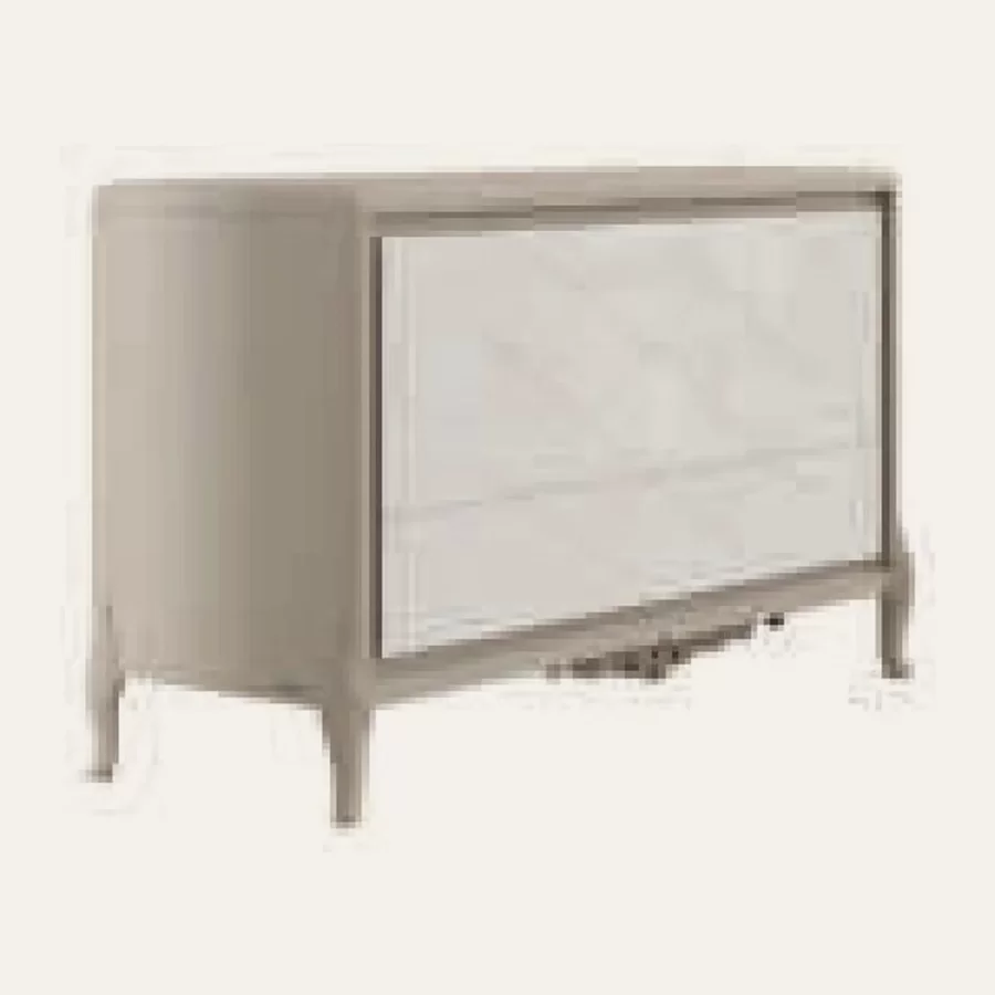 Ocean Chest of Drawers, Hand-carved touch-decor facade by Francesco Pasi, for high quality bedroom sets