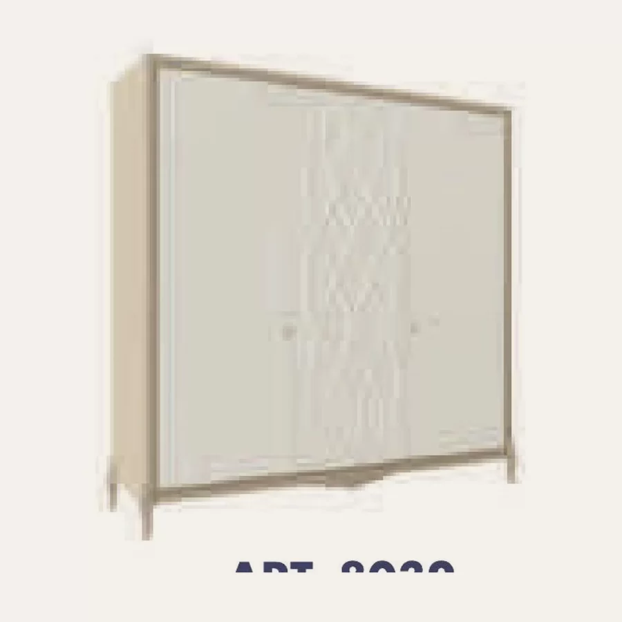 Ocean Wardrobe, Hand-carved touch-decor facade by Francesco Pasi, for bedroom furniture sets