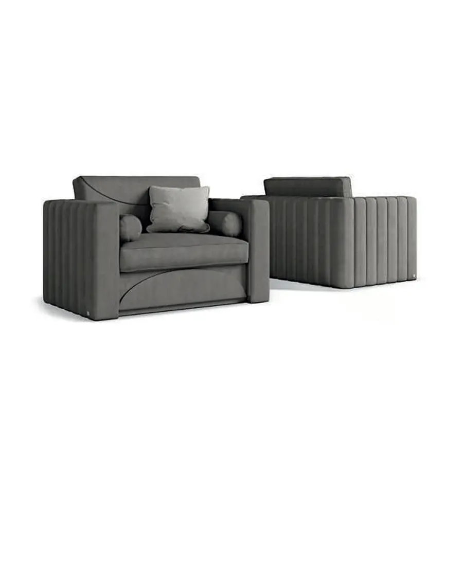 Ellipse Lounge Armchair by Francesco Pasi, Italian furniture manufacturer for the living room, in leather