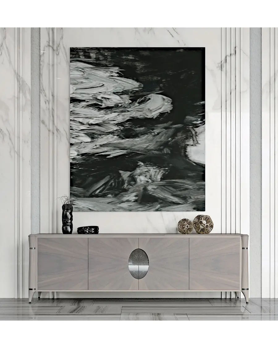 Credenza Ellipse con ovale in marmo, Francesco Pasi, foto aggiuntiva, foto 4 di 10