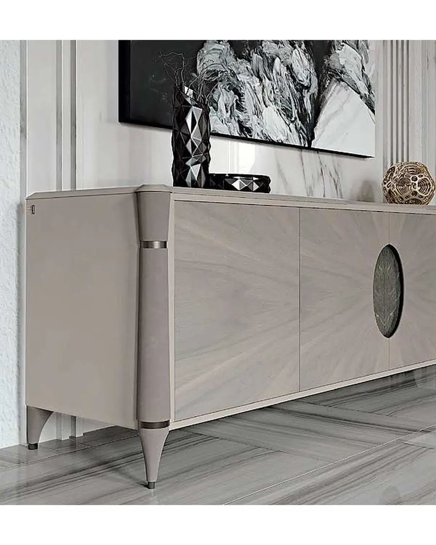 Credenza Ellipse con ovale in marmo, Francesco Pasi, foto aggiuntiva, foto 10 di 10