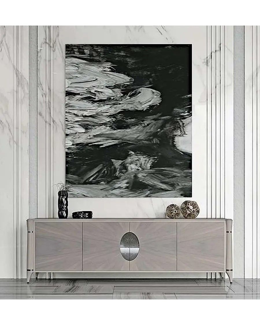 Credenza Ellipse con ovale in marmo, Francesco Pasi, foto aggiuntiva, foto 8 di 10