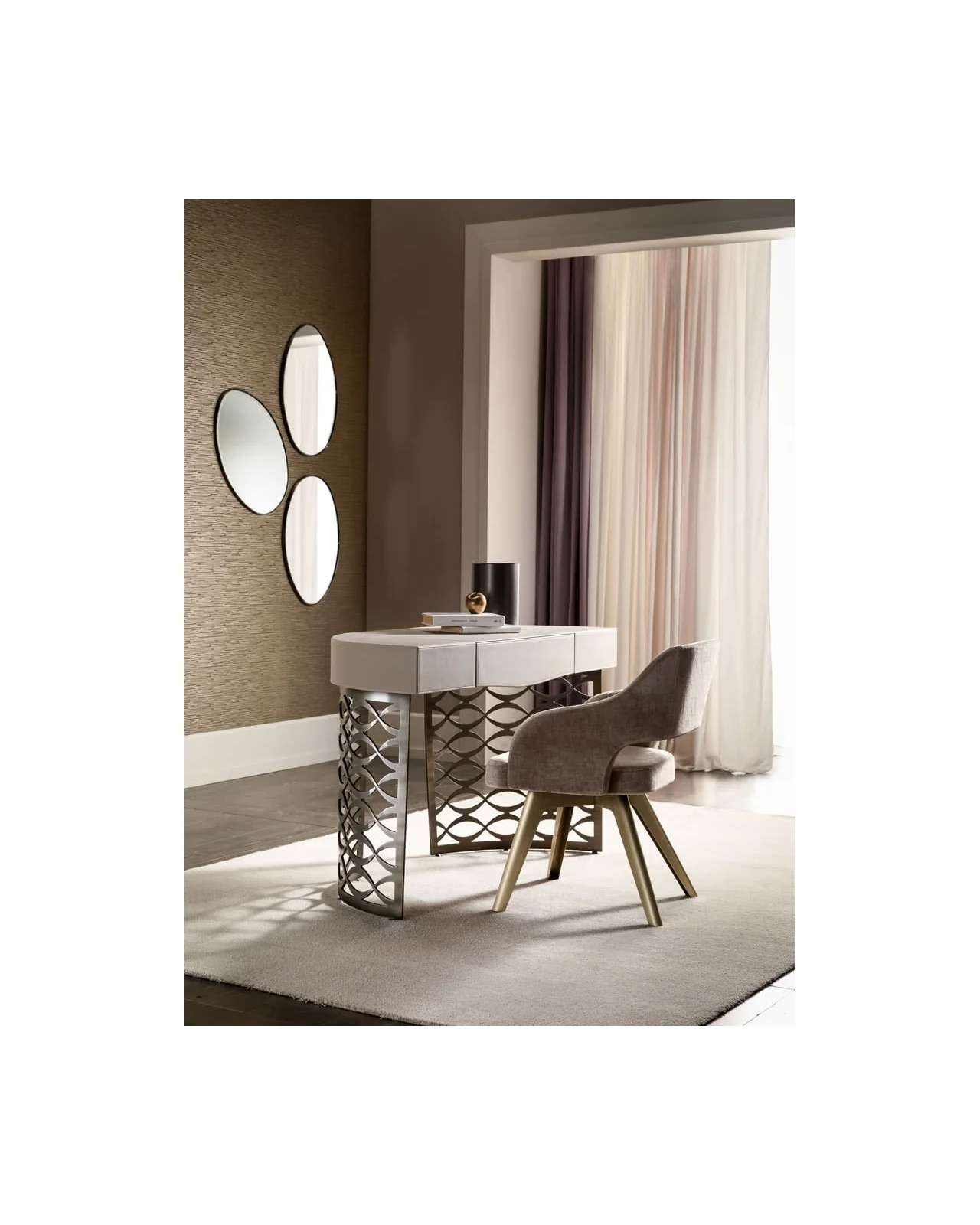 Adria dining chair by Cantori, in an interior setting, photo 4 of 8